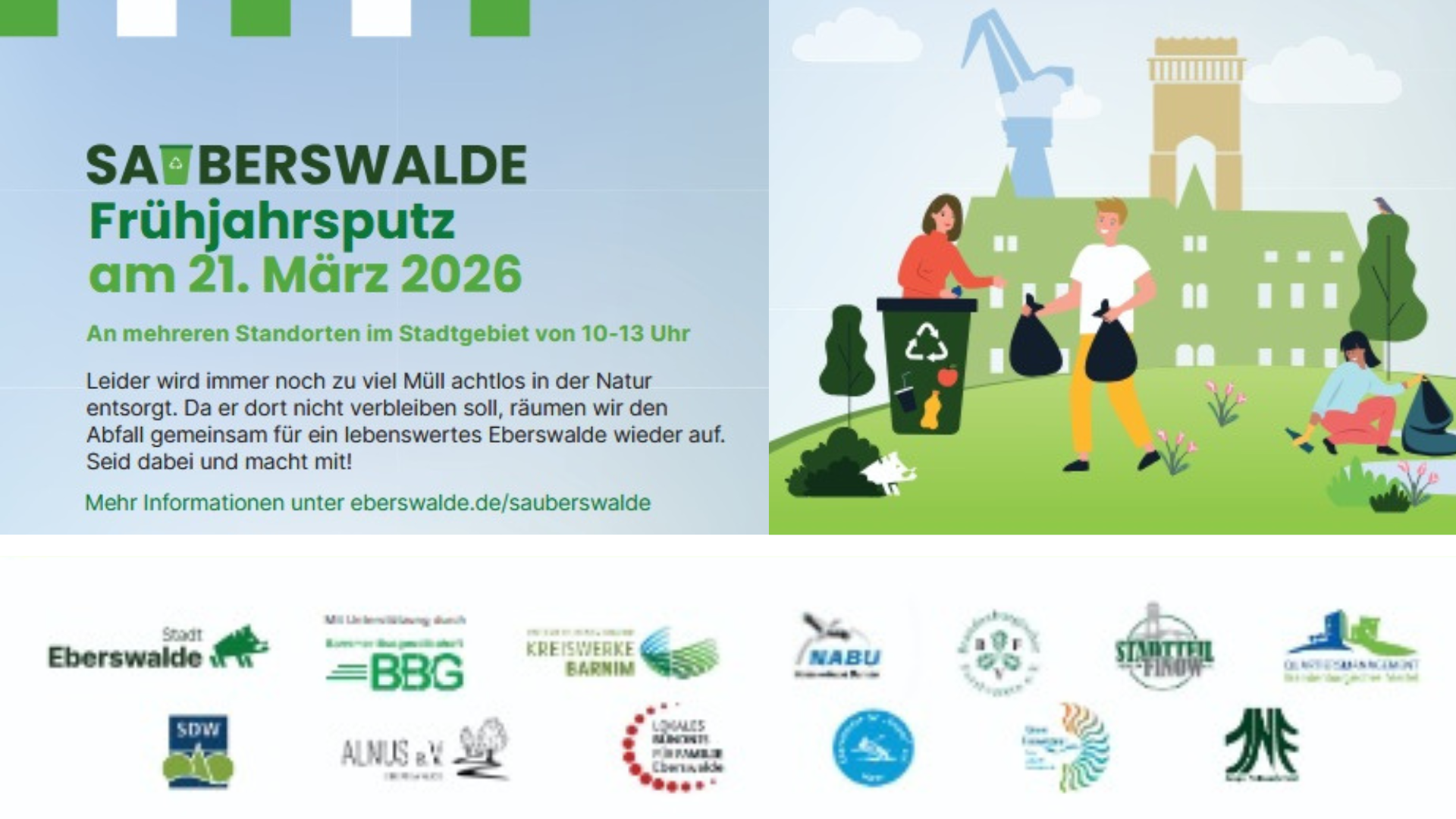 Waldputztag im Stadtwald Eberswalde