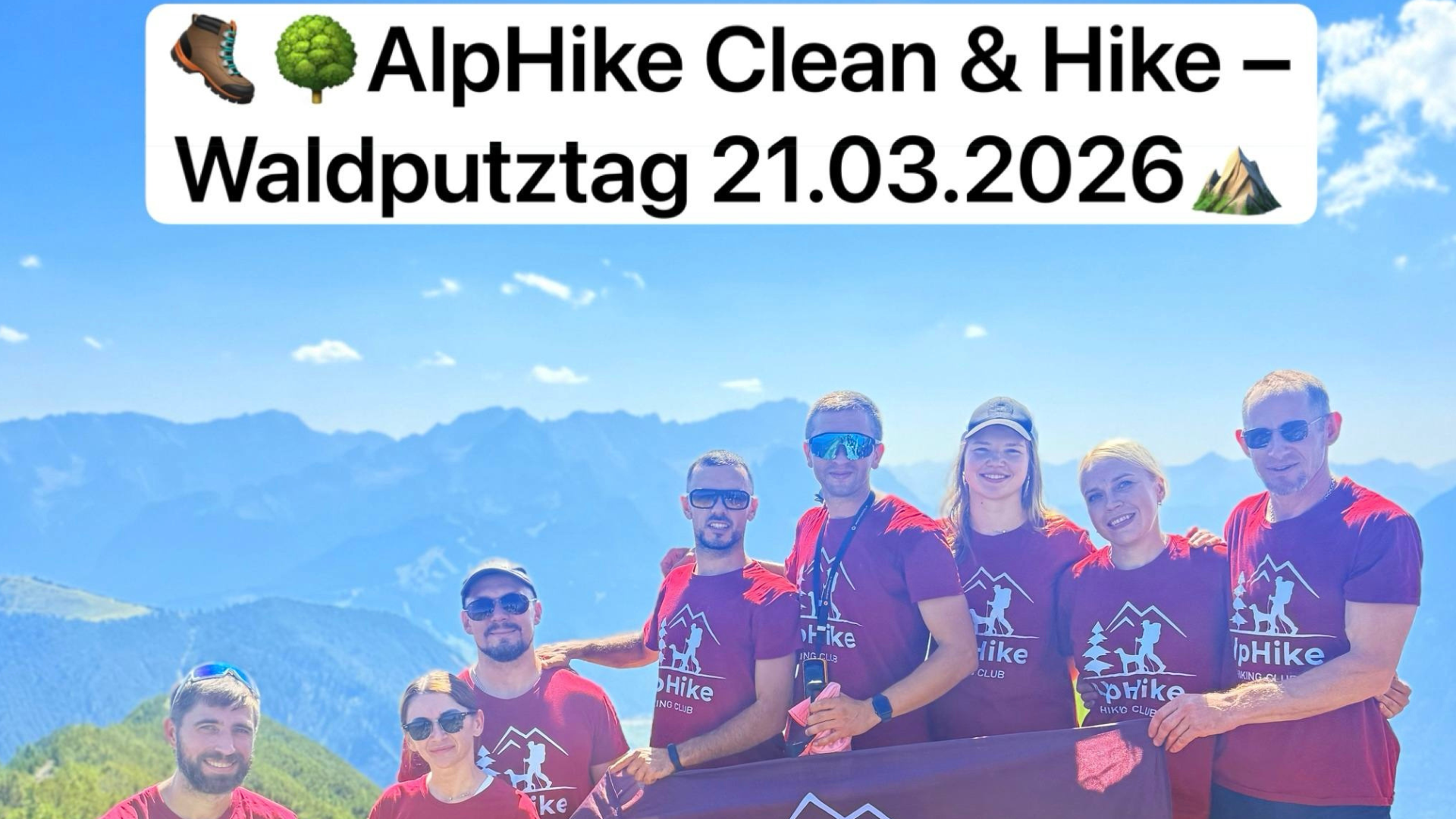 🥾🌿 AlpHike Clean&Hike-Waldputztag